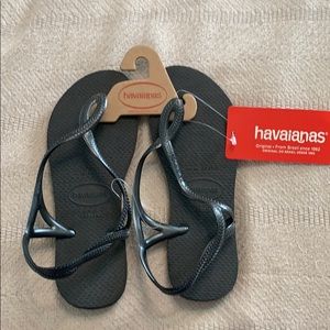Havaianas Luna Flip Flop (Black) NWT